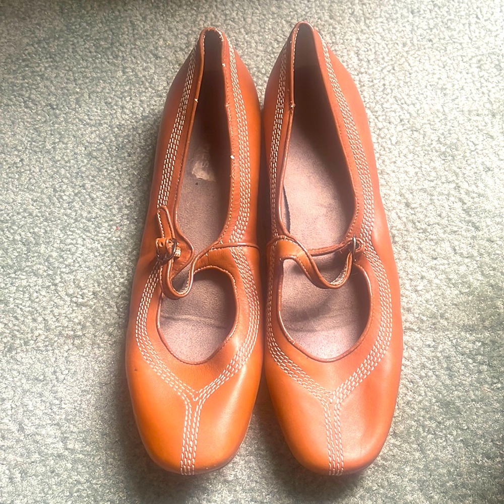 Tan loafers